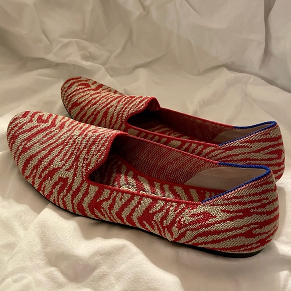 NEW Rothy’s Red Tiger Loafer Flats Size 9 - Picture 2 of 5